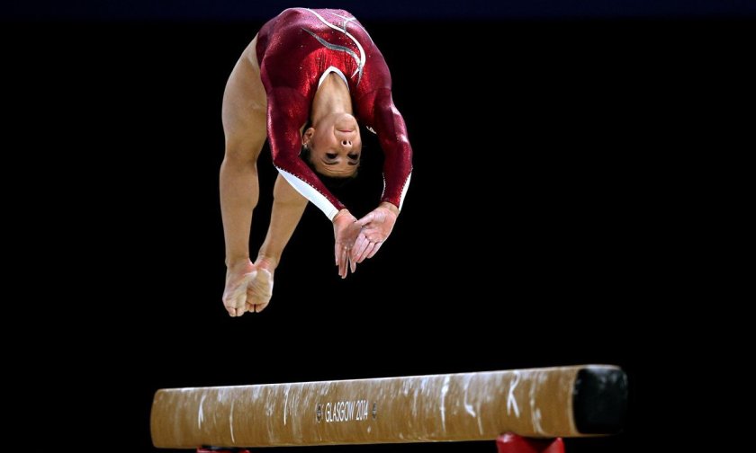 Спортивная гимнастика бревно
