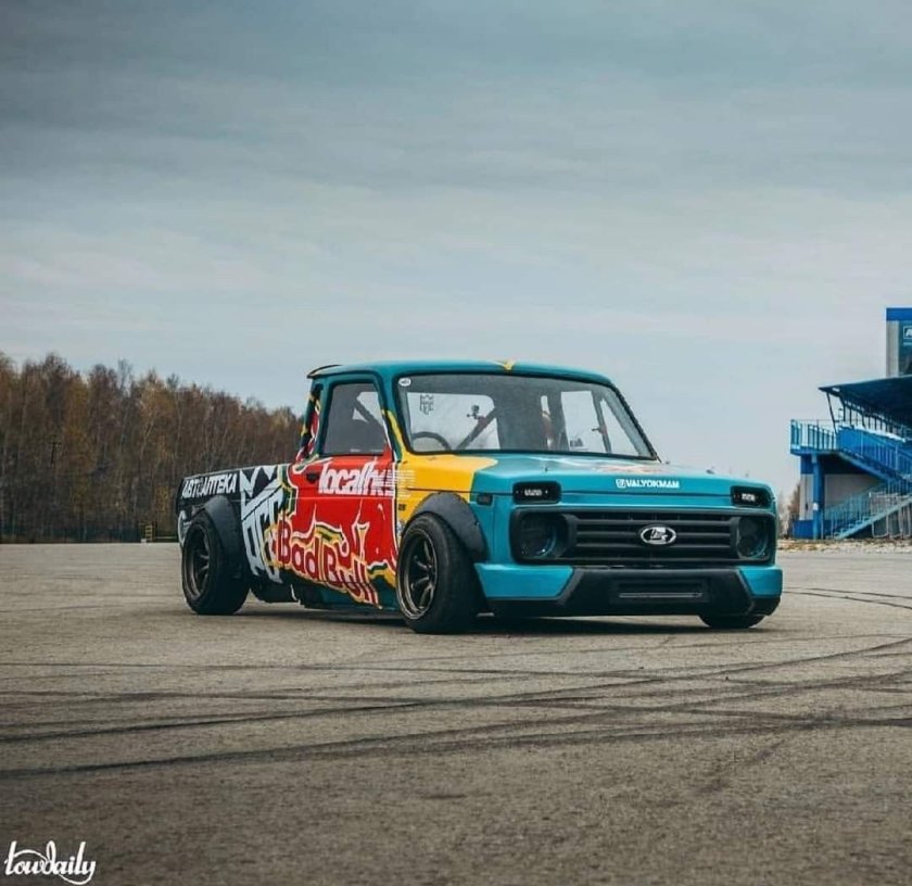 Нива пикап дрифт корч