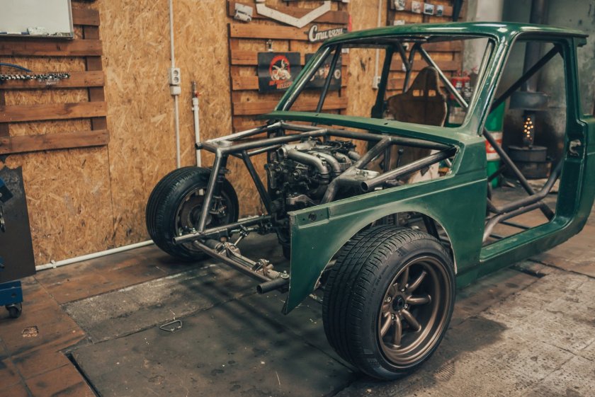 Нива пикап дрифт корч