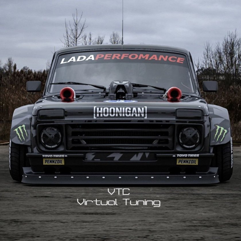 Дрифт Нива Кена блока