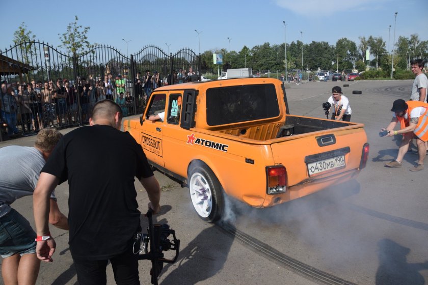 Нива пикап дрифт