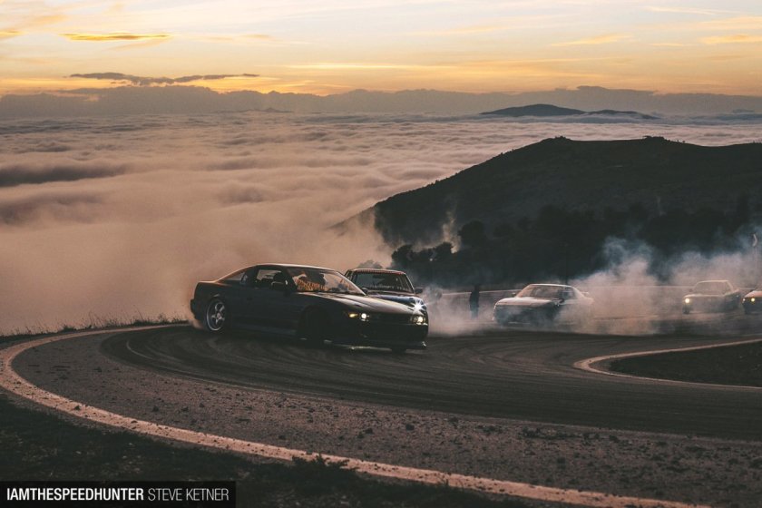 Touge дрифт в горах Японии