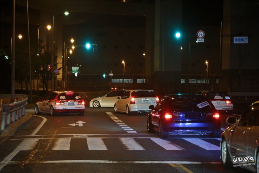 Honda Civic уличные гонки в Японии