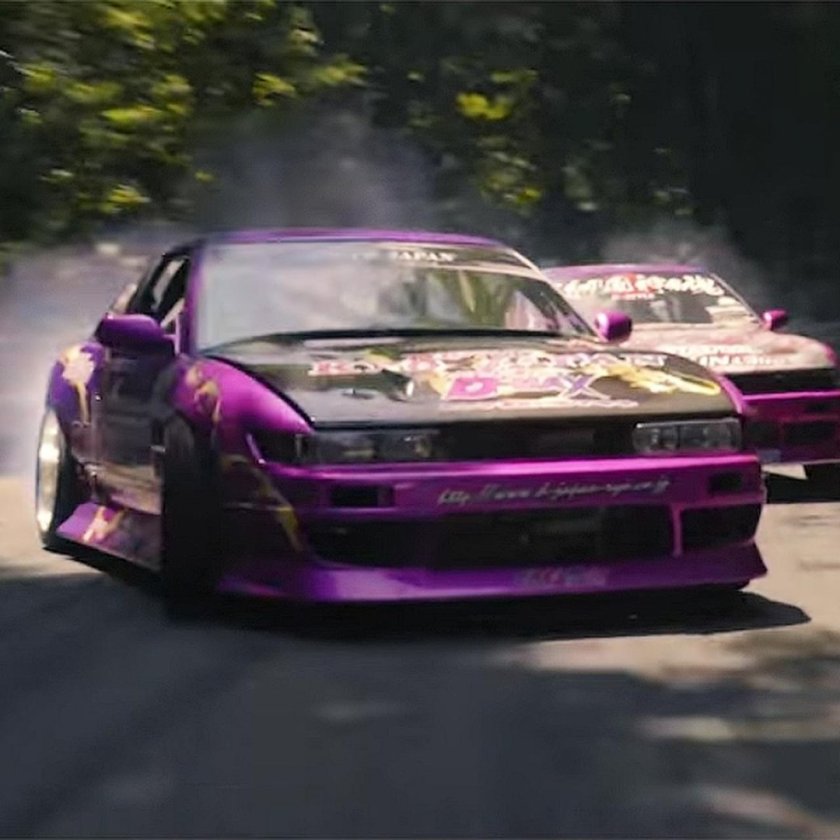 Дрифт на серпантине