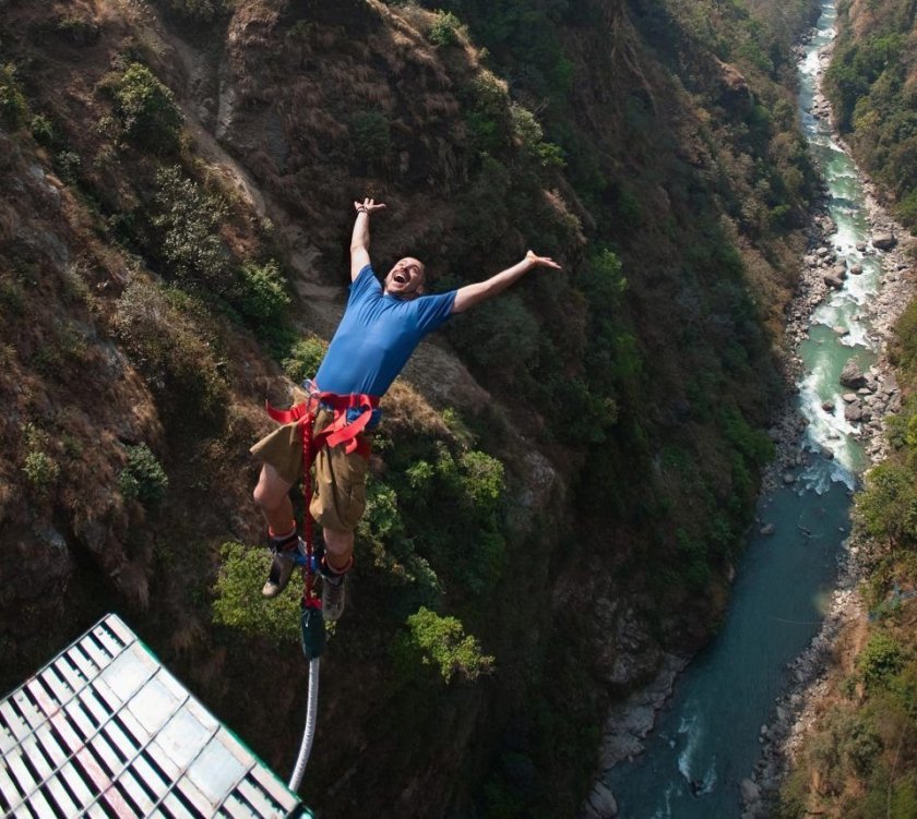 Royal gorge Bridge банджи джампинг