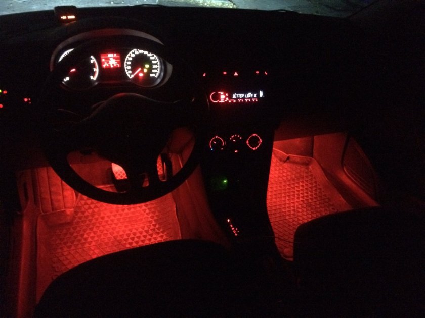 Подсветка салона Volkswagen Polo