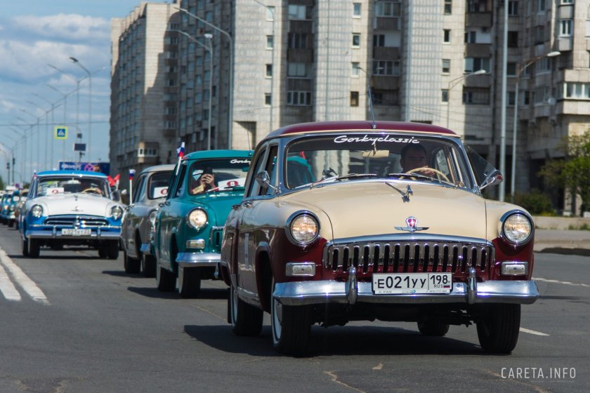 Парад ретро автомобилей в Кирове