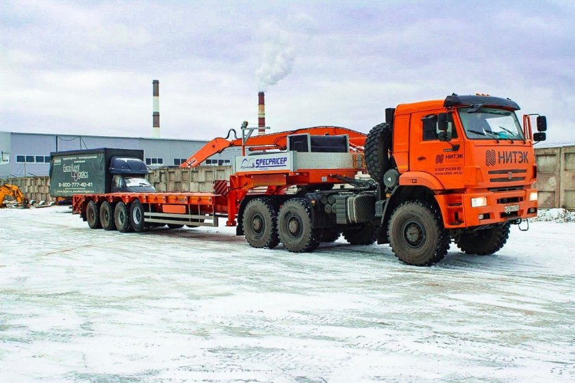 КАМАЗ трал вездеход