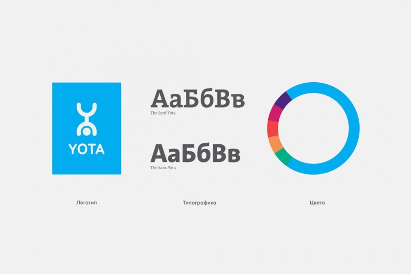 Фирменный цвет Yota