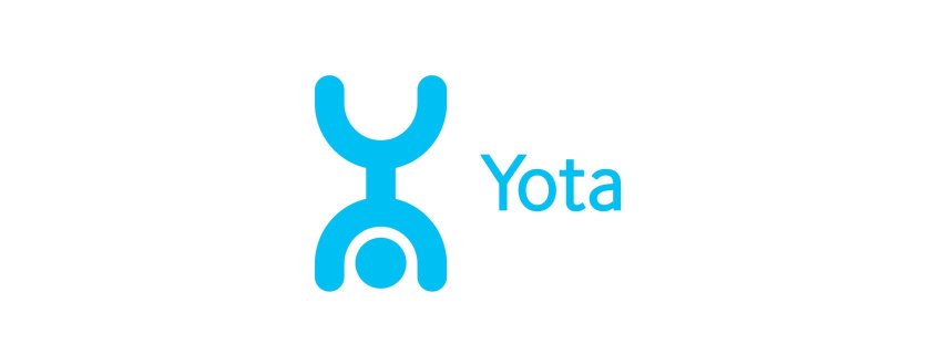 Yota на белом фоне