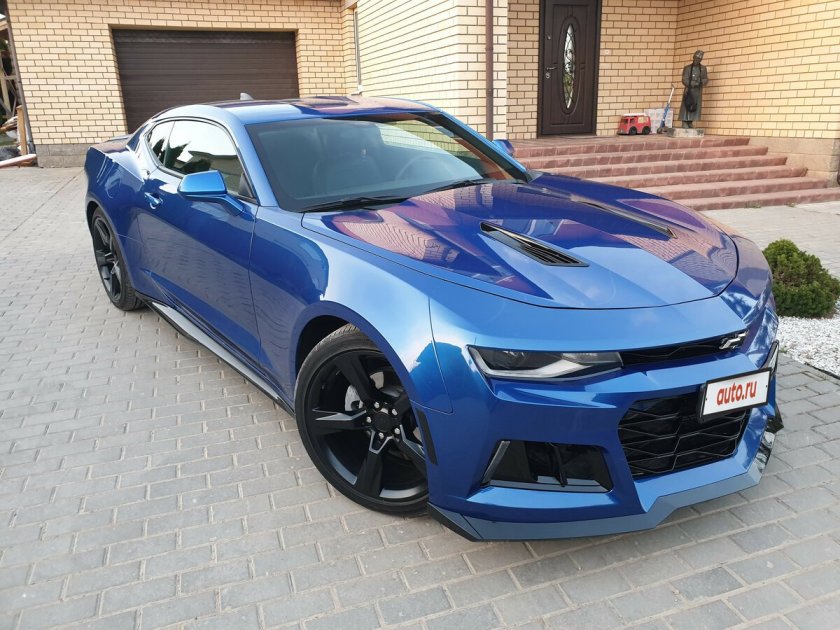 Chevrolet Camaro синий