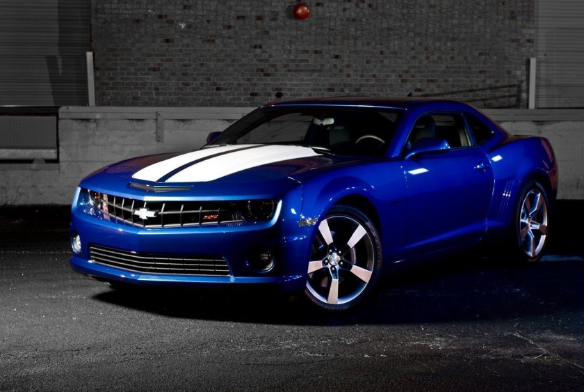 Chevrolet Camaro SS синяя