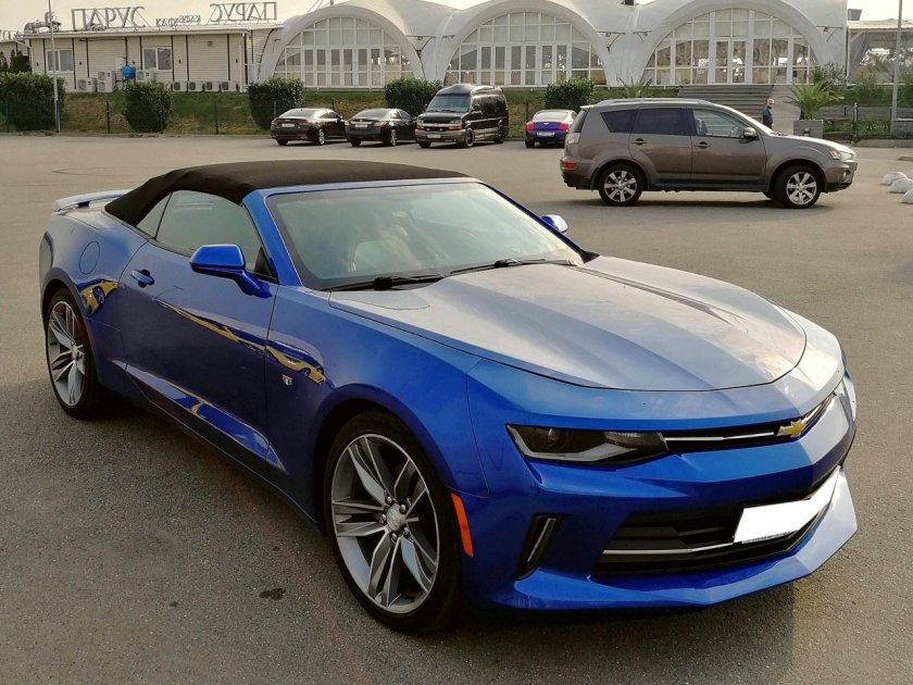 Chevrolet Camaro синий