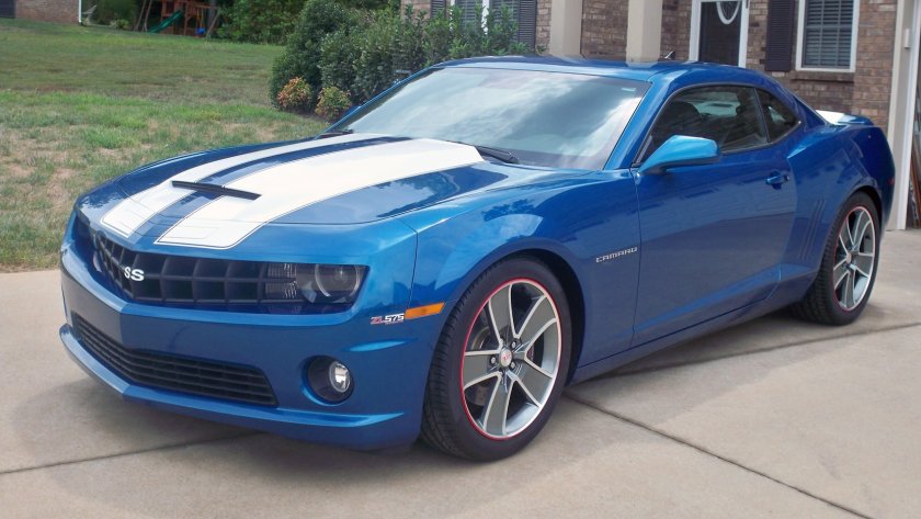 Chevrolet Camaro синий