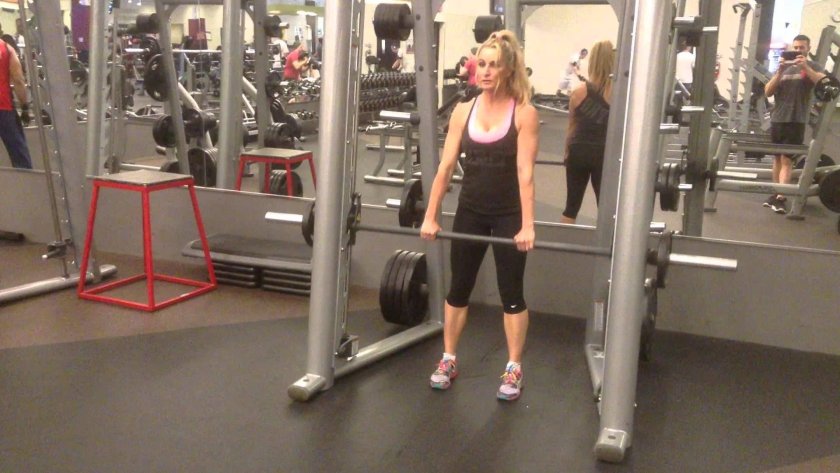 Гак присед в Смите