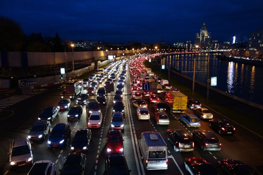 Пробки в Москве