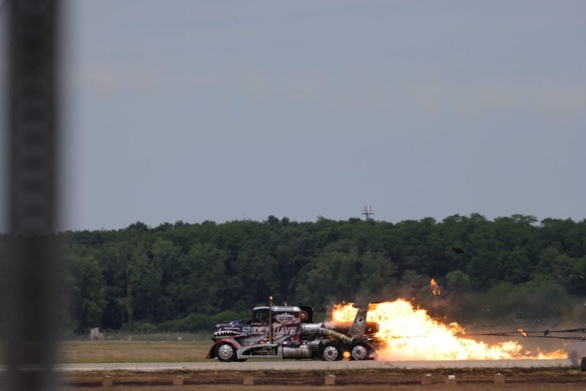Shockwave Jet Truck crash