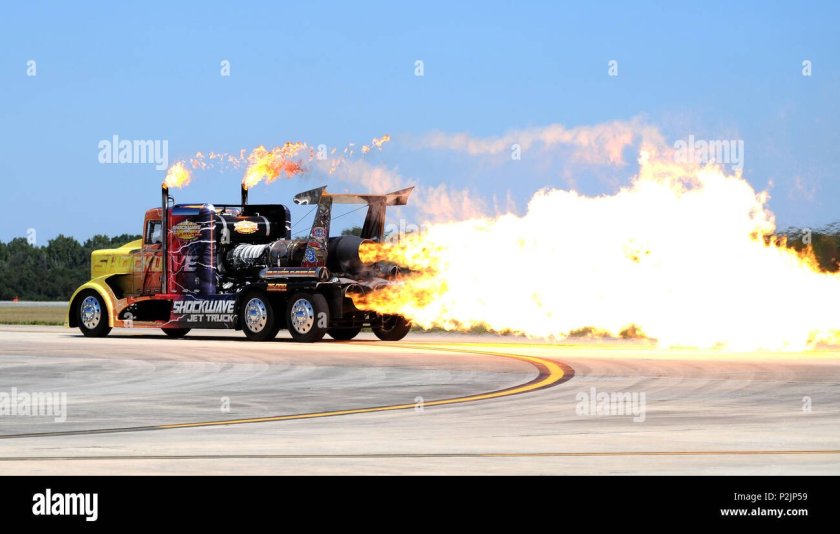 Shockwave Jet Truck crash
