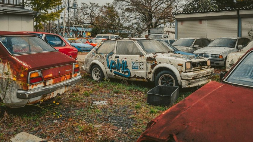 Автосвалка в Японии