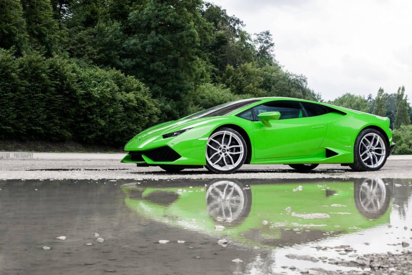 Lamborghini Gallardo зеленый
