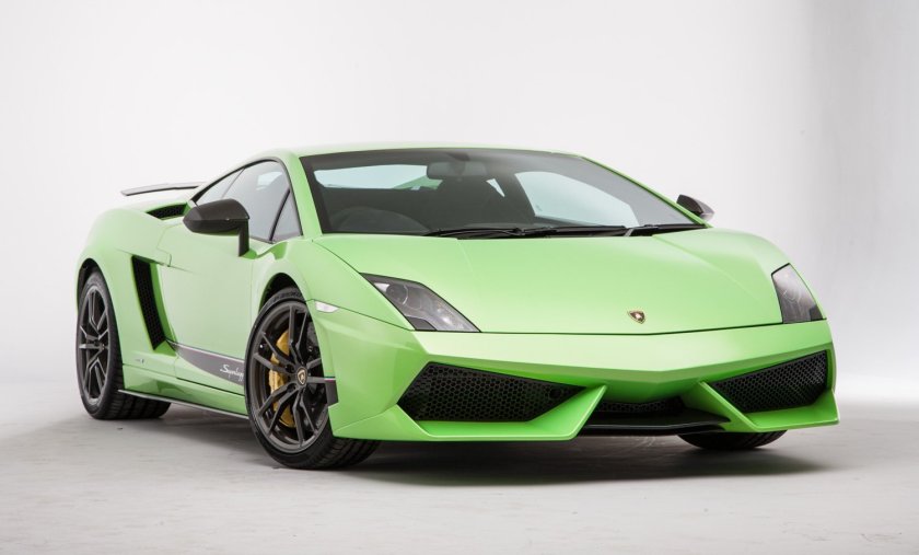 Lamborghini Gallardo зеленый