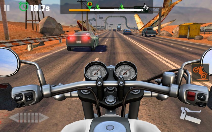 Игра Traffic Racer Moto