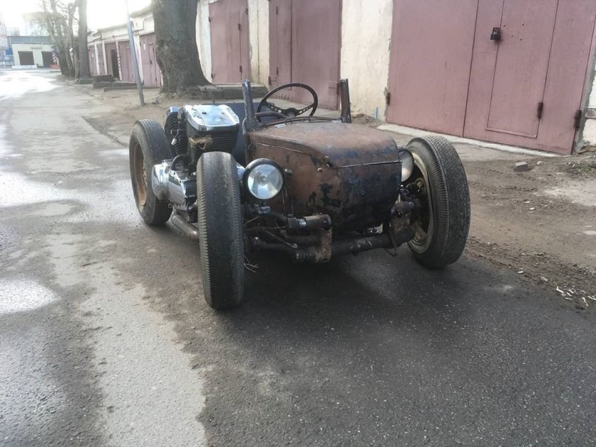 Автомобиль из мотоциклетной коляски