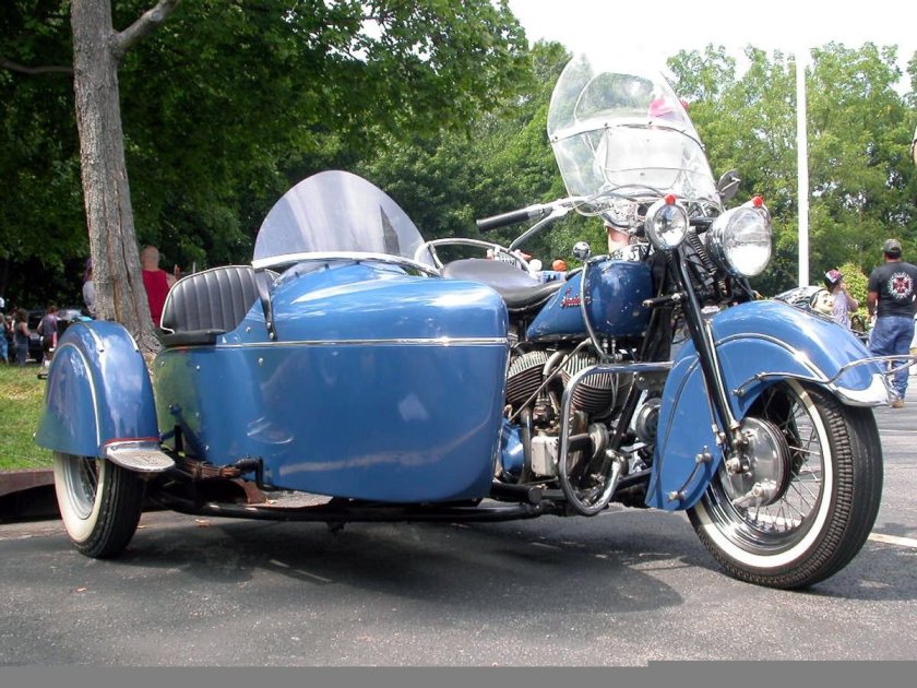 Мотоцикл indian Chief Vintage с люлькой