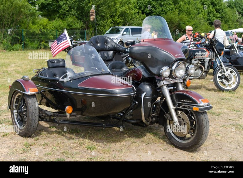 Harley Davidson Electra Glide с коляской