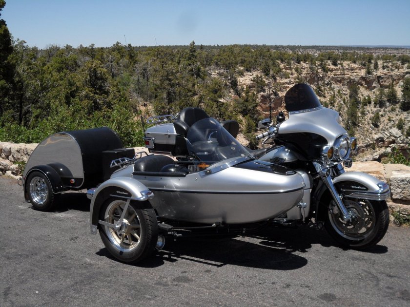 Harley Davidson Electra Glide с коляской