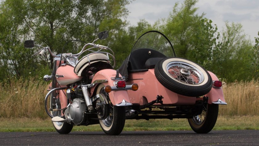 Harley Davidson Electra Glide с коляской