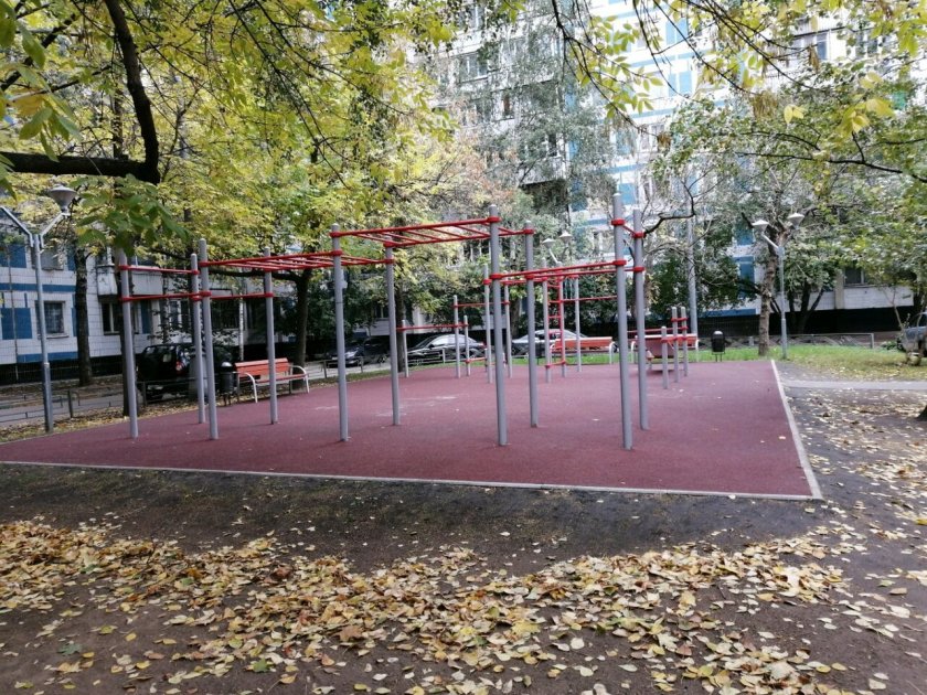 Крестовский остров спортплощадка