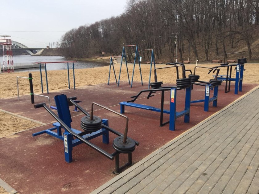 Площадка воркаута Крестовский остров