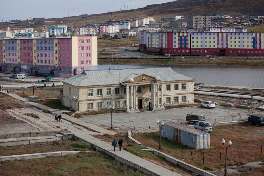 Поселок Певек Чукотка