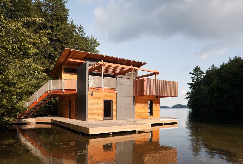 Ботхаус Boathouse дом на воде