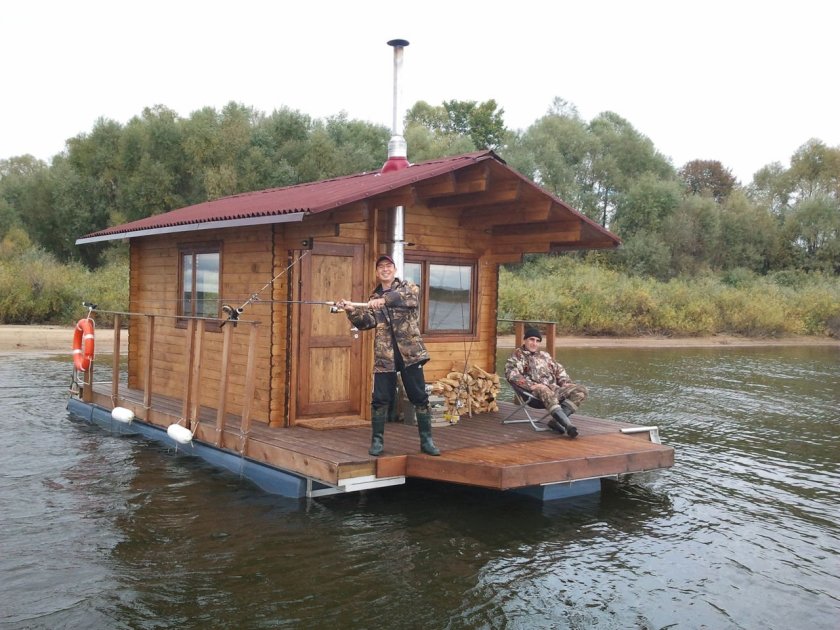Плавучая баня серебряный Бор