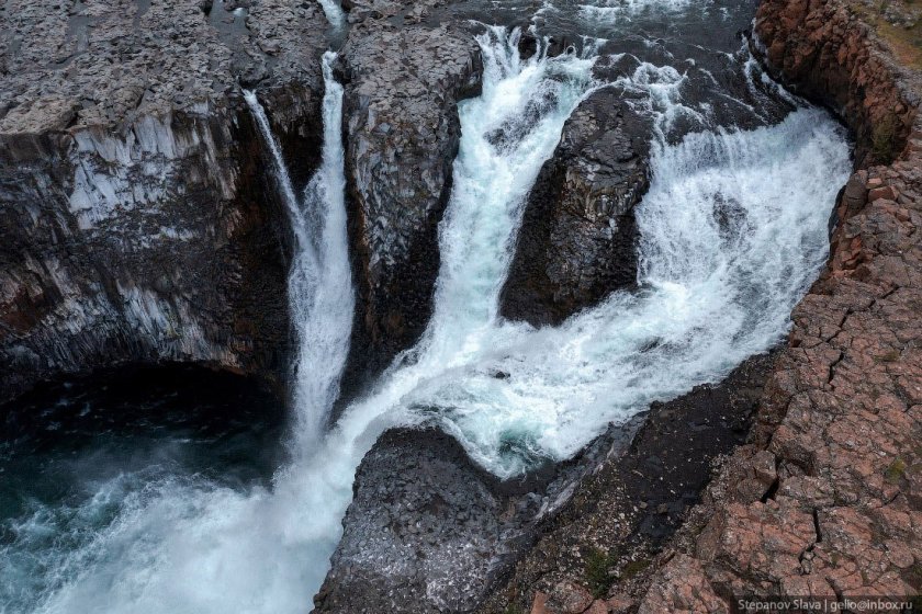 Тальниковый водопад Красноярский край