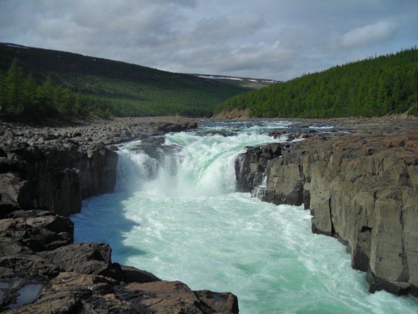 Путоранский заповедник водопад