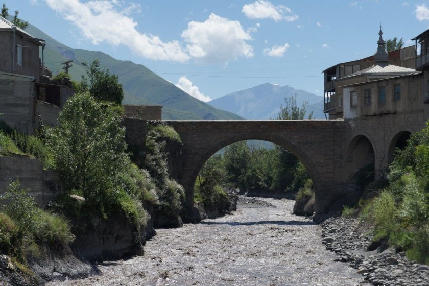 Село Ахты река Самур