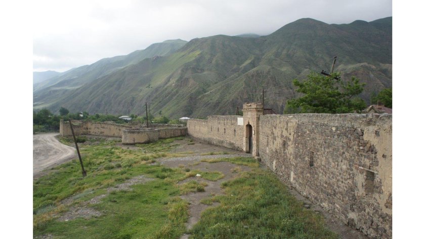 Ахтынская крепость село Ахты