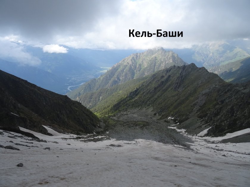 Перевал тала Баши на карте