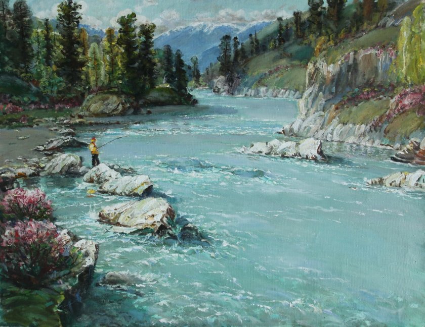 Андрей Дареев художник Алтай Катунь