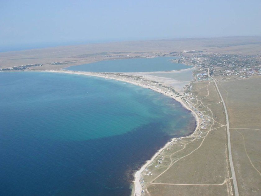 Крымские Мальдивы коса Беляус
