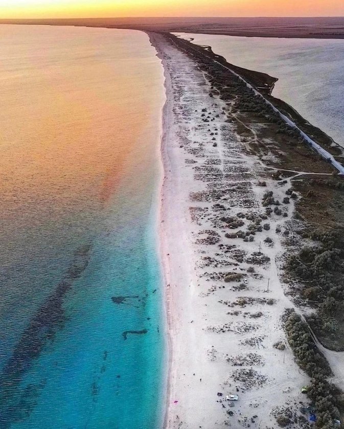 Коса Беляус Крым