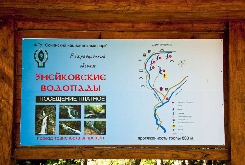 Мацеста Змейковские водопады пешие маршруты