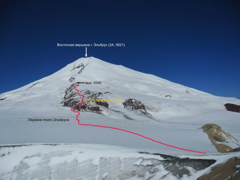 Эльбрус с горы Чегет