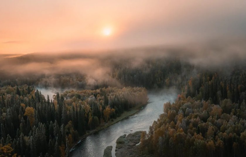 Туман клубится