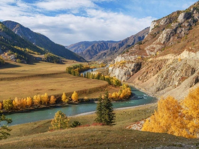 Горный Алтай осень Чуйский тракт