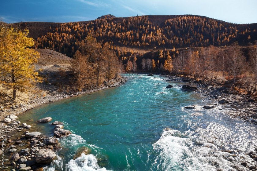 Горно Алтайск река Катунь
