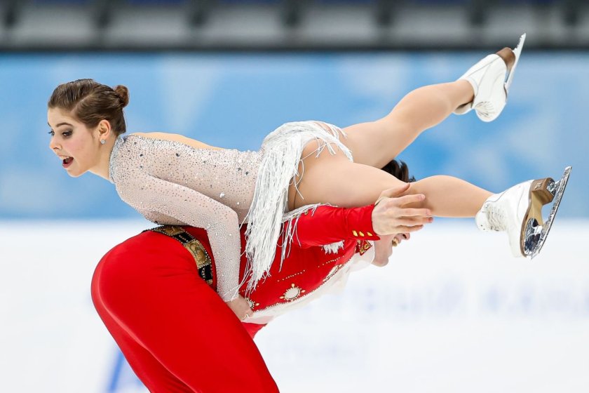 Фигуристы Мишина и Галлямов